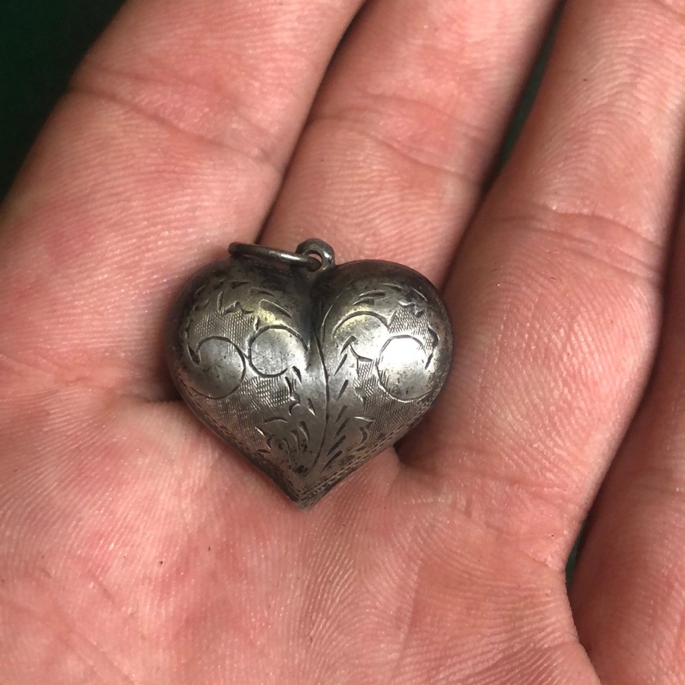 Vintage 925silver heart